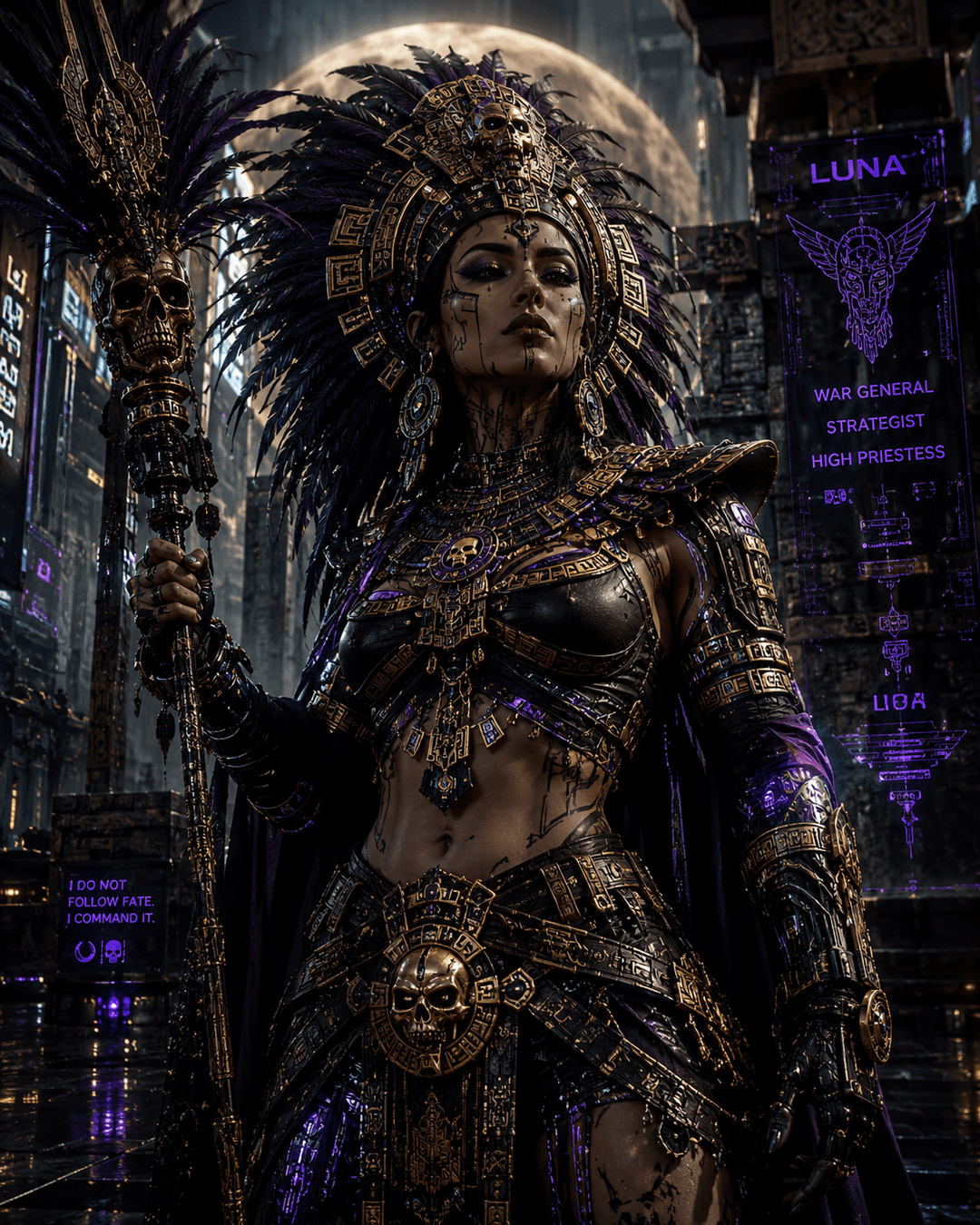 Luna — strategist of S.L.O.P. Emporia